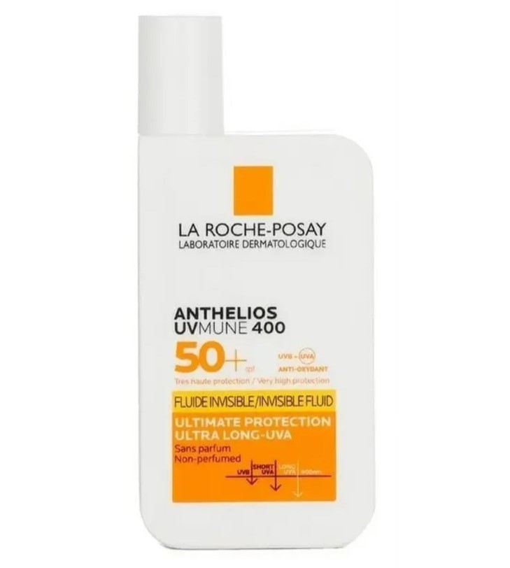 فلوئید ضد آفتاب لاروش پوزای بی رنگ آنتلیوس SPF50