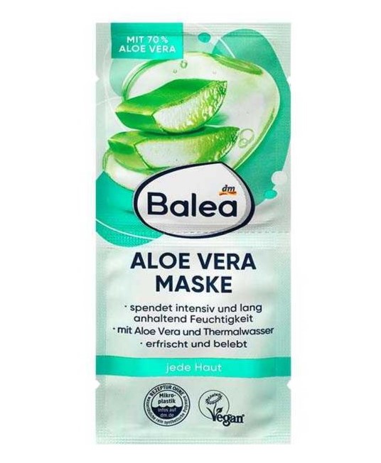 ماسک رطوبت رسان صورت حاوی آلوئه ورا BALEA ALOE VERA MASKE