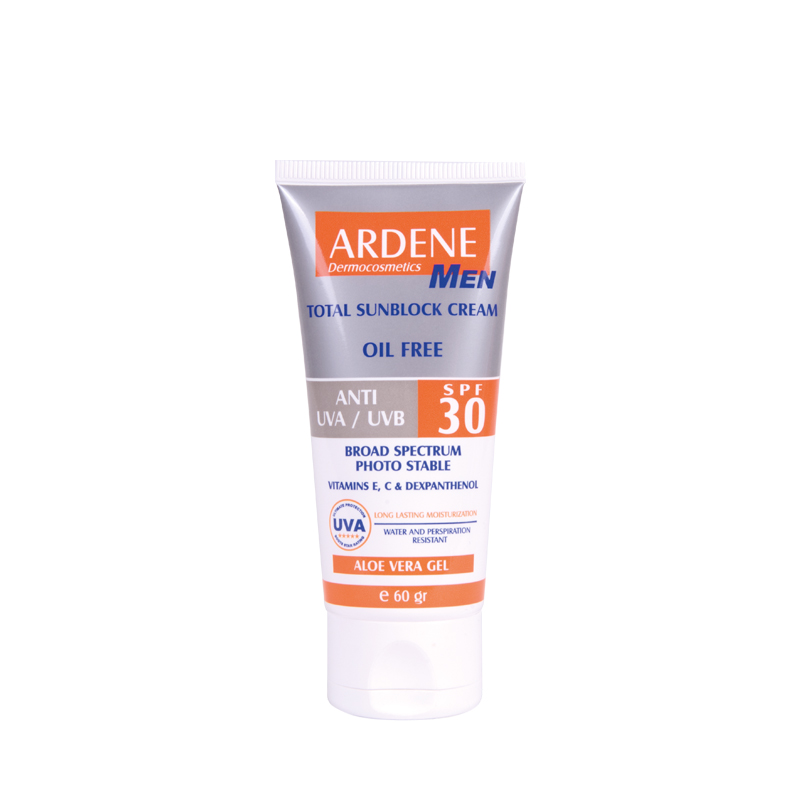 كرم ضدآفتاب SPF30 آقايان فاقد چربی  آردن                                                      